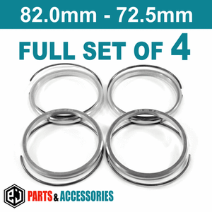GIFT 65.0-57.0 SET OF 4 SPIGOT RINGS For Alloy Wheel Hub Centric wheel spacer