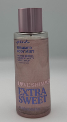 Victoria's Secret PINK Love Shimmer Extra Sweet Shimmer Body Mist 8.4 oz