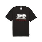 PUMA Lost Management Cities Graphic Crew Neck Short Sleeve T-Shirt Mens Black Ca