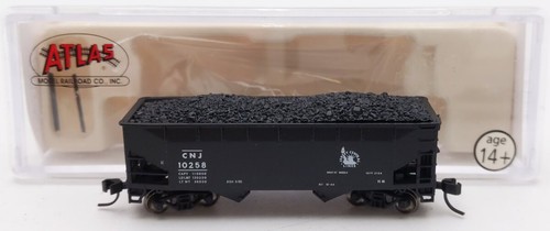 Tolva lateral Atlas 40807 escala N Jersey Central 2 bahías desplazada #10258 LN/caja | Condition: Used