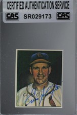 CAS Certified 1982 Enos Slaughter (1950 Bowman) Sealed Auto HOF 0a2