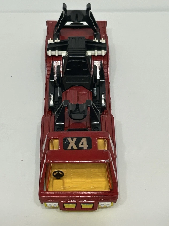 (2) Caja de cerillas vintage años 70, Super Kings. Camión de remolque transportador de aviones y policía. Foto 3 de 4