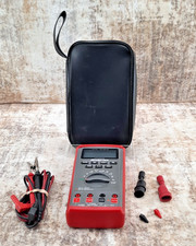 Snap-on Eedm504d Auto Ranging Digital Multimeter Leads Case Tested Working Snap-on Eedm504d Auto Ranging Digital Multimeter Leads Case Tested Working