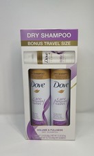 Dove Dry Shampoo Volume Fullness 2 Pack Bonus Travel Size Included New In Box