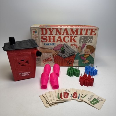 Vintage 1968 Dynamite Shack Game Milton Bradley Complete VG Condition Tested!