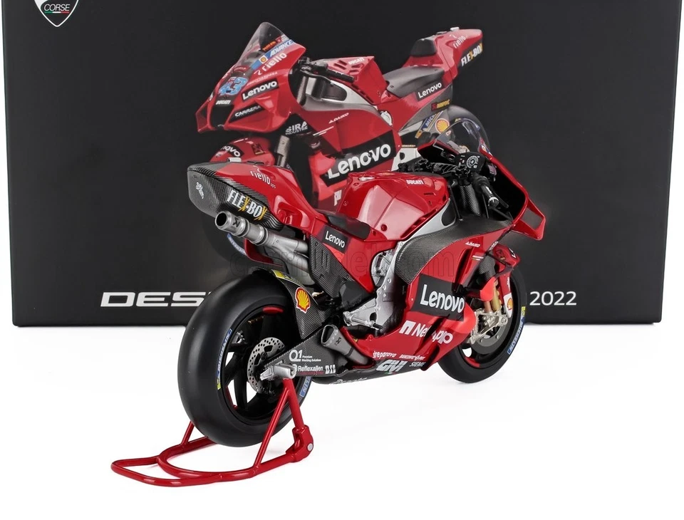 TRUE SCALE TSM 1:12 MODELLINO DUCATI DESMOSEDICI GP22 MILLER MOTOGP 2022 DIECAST - Immagine 2 di 4