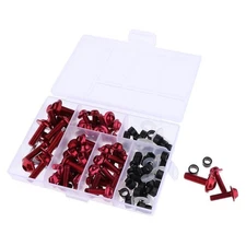 158Pcs Fairing Body Bolts Kit Fastener Clips Screws Nuts for Motorcycle