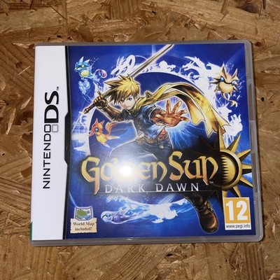 GOLDEN SUN DARK DAWN NINTENDO DS KOMPLETTES HANDBUCH UND WELTKARTE 