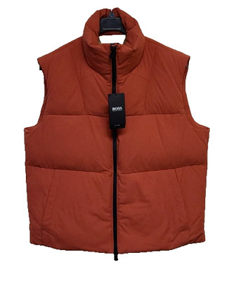 HUGO BOSS Real Duck Down Gilet Iconic Puffer Vest in Regular Fit - Size 38R