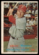1957 Topps #231 Solly Hemus Philadelphia Phillies