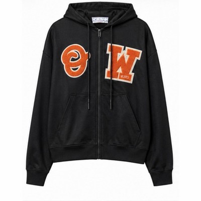 Off-White 2013 Patch Zip-Up Hoodie  - Men s Size Medium 
