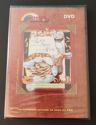 reading rainbow LADY WITH SHIP ON HER HEAD levar burton SEALED DVD pbs ep #78