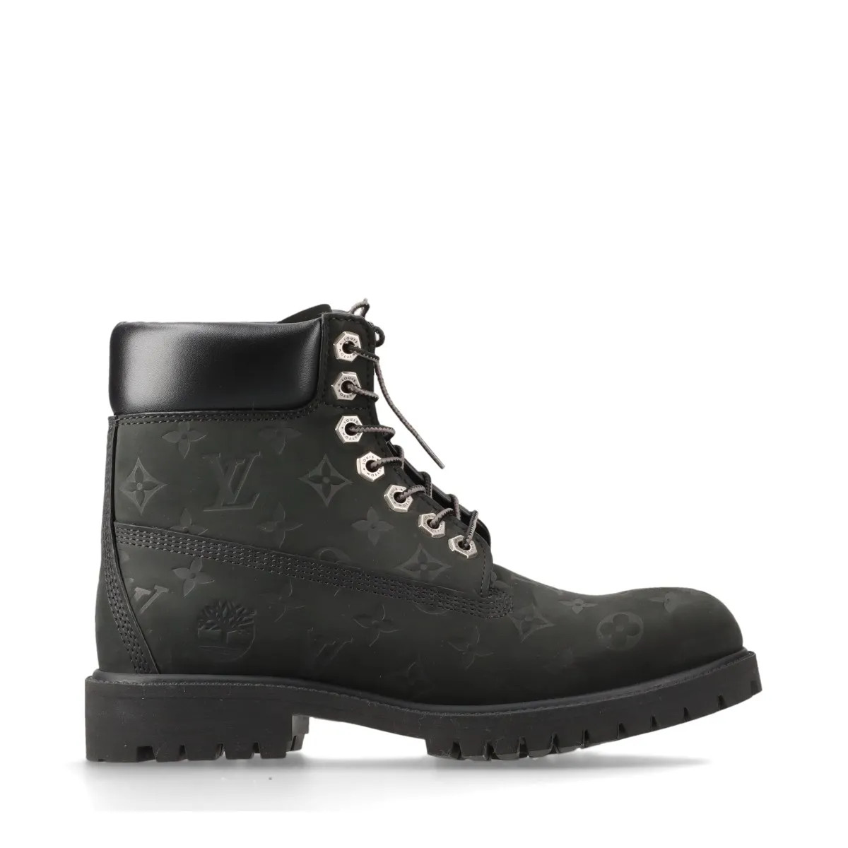 靴 Timberland boots 24cm Vuitton x Timberland 24 years Nubuck x leather Short Boots 8