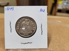 1849 Liberty Seated Quarter Really Nice original coin Hard to find