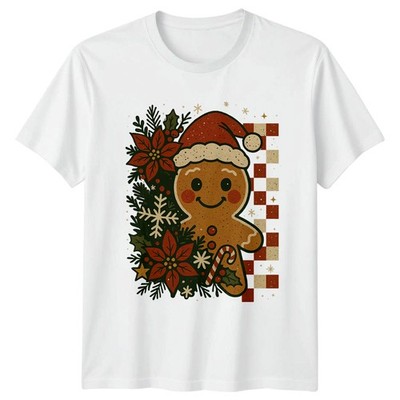 T-Shirt Lebkuchenmann Weihnachten Feiertage Männer Frauen Grafik