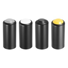 4PCS Battery Cover Mic Battery Screw on Cap Gray White Yellow Black