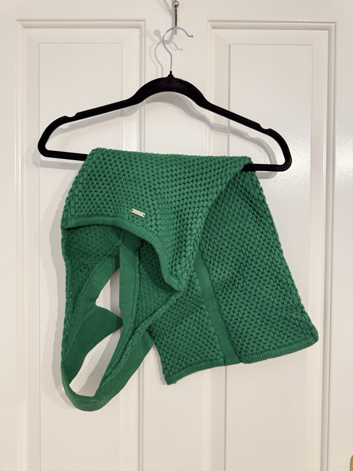 Maniere de Voir Women's Knitted Green Bodycon Dress Size M image 7