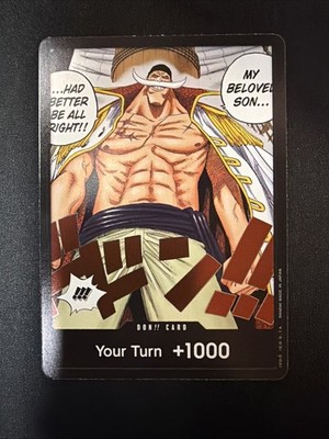DON!! Card (Alternate Art) DON!! One Piece Two Legends English NM