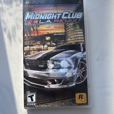 Midnight Club: LA Remix (Sony PSP,  2008) + Manual Complete CIB