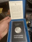 1883 Carson City Uncirculated Silver Dollar With Box And COA