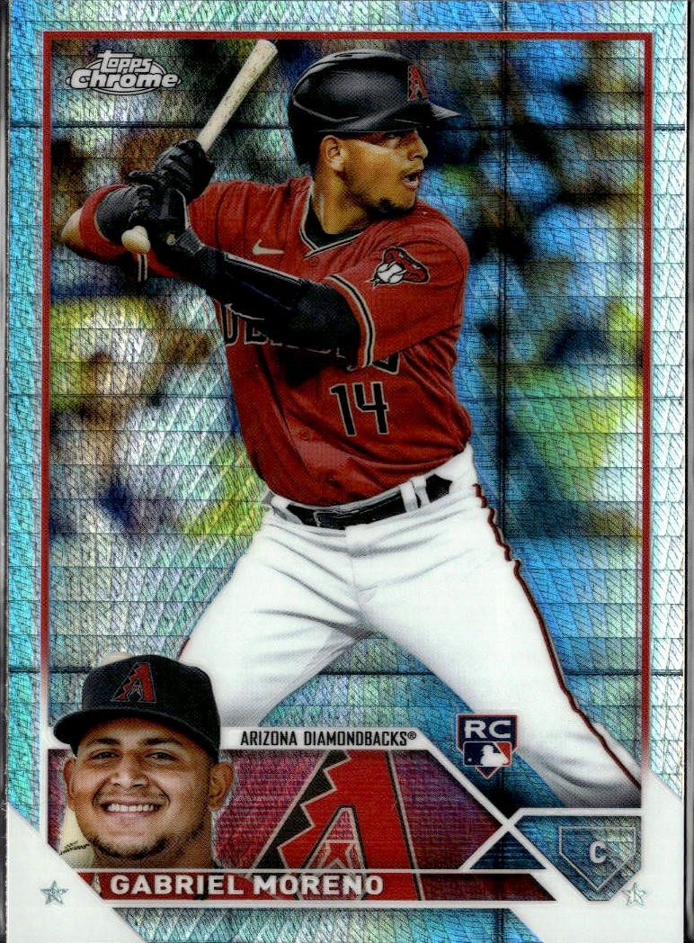 2023 Topps Chrome #189 Gabriel Moreno Prism Refractors