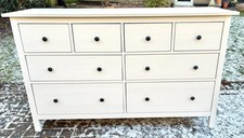 IKEA Hemnes 8-Drawer Chest, White Stain 160cm x 96cm Very Good Condition