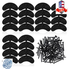 Rubber Heel Plates 36 Pcs Shoe Heel Tips Replacement Boots Shoe Repair Pad Nails