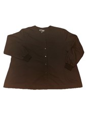 Grey's Anatomy By Barco Scrub Jacket Snap Medical Lab Coat Plus Womens Size 5X