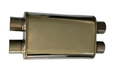 Performance Muffler 2.25" Dual  2.25" Dual Body Length 14" Crossover X SS