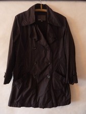 nylon kurzmantel  unisex  dunkelbraun   2 reihig  Gr. 38