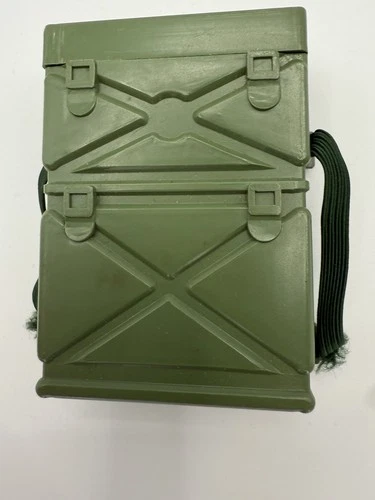 1966 GI Joe Command Post Green Radio  Vintage Toy Read