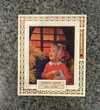 Vintage Advertising Thermometer Manning’s Grocery Newport News VA Girl Bible