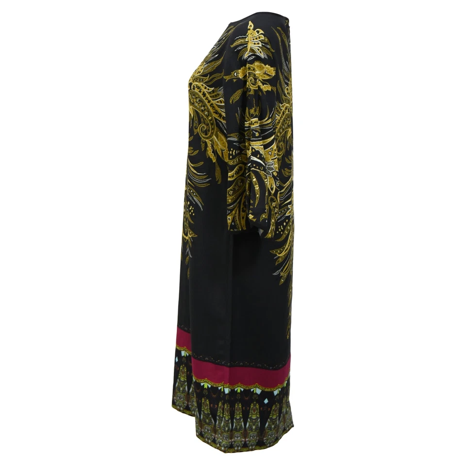 Vestido midi estampado manga 3/4 Etro en seda para mujer multicolor talla 40 Foto 2 de 4