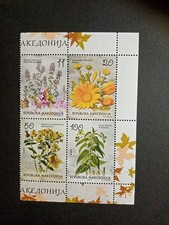 Mazedonien 2015 Michelnummer 743/46 Postfrisch Einheimische Flora 