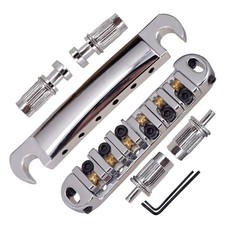 Roller Saddle Bridge ABR-1 Tune-O-Matic Bridge Tailpiece Bridge for Les Paul