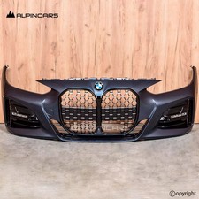 OEM BMW 4 G22 G23 M Paket Stoßstange Stoßfänger front Arctic Race Blue C4F (734)