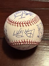 1987 St. Louis Cardinals Autograph World Series Team Reunion Baseball - NL Champ