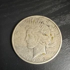 1922 Peace Dollar $1 Circulated US Silver Coin