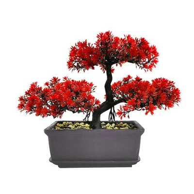 Artificial Bonsai Tree Juniper Faux Plant Indoor Small Fake Bonsai (70