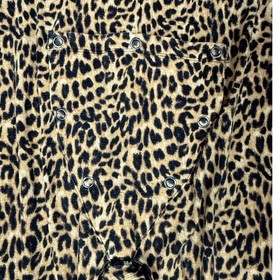 Victoria&rsquo;s Secret PINK Leopard One-Piece Pajamas Women&rsquo;s Small Butt Flap Pjs