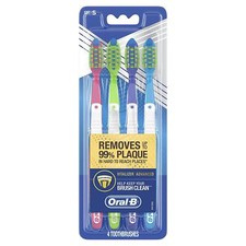 Oral-B Pro Health Vitalizer Advanced Toothbrushes, Soft, 4 Count