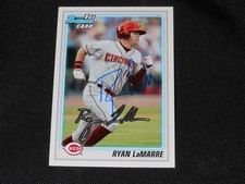 Cincinnati Reds Ryan LaMarre Signed 2010 Bowman Autograph Card #BDPP8  113