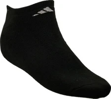 Adidas Men's Cushioned No Show Socks Size 6-12 - Black (6 pack)