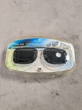 Polar Optics 52 Rectangle 1 Black Full Frame Polarized Lenses Glasses