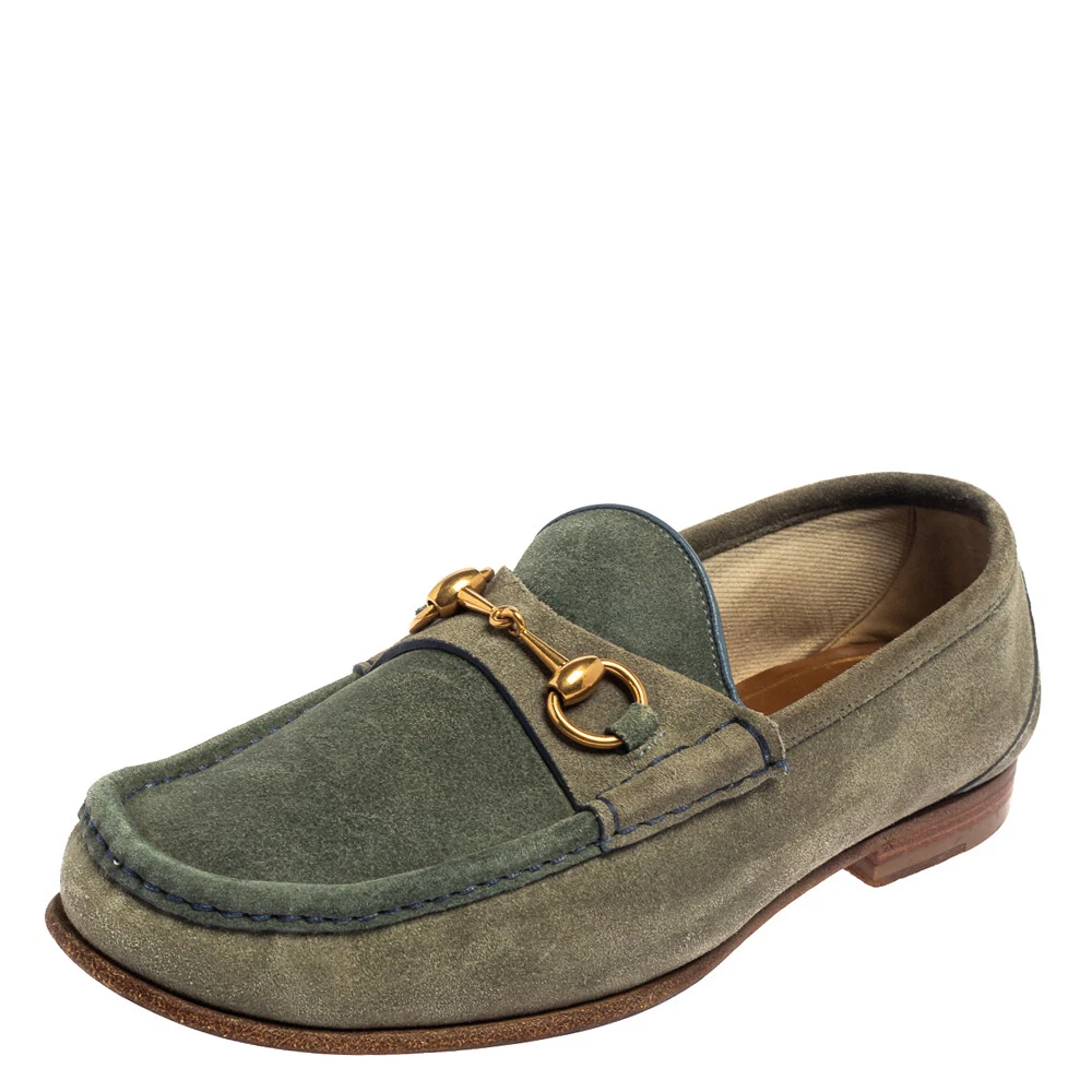 Gucci grey loafers sale