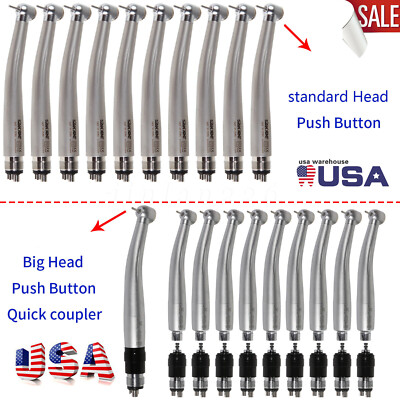 NSK PANA MAX Style Dental High Speed Turbine Handpiece Push Button 4Hole Coupler