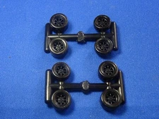 (2) Sets of ROAD RACE REPLICAS BLACK T/A WHEELS/TIRES  AURORA  T-JET DASH JL