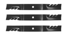 3PK Mulch Blades 48" Deck For John Deere LA130 LA140 LA145 LA165 GY20852 GX21784