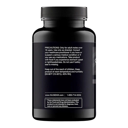NUGENIX TOTAL-T Men's Testosterone Booster, Energy &Stamina 90 Capsules - Bild 5 von 12