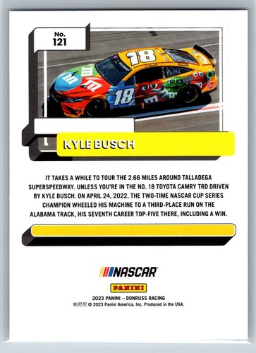 2023 Donruss Kyle Busch Joe Gibbs Racing #121 - Bild 2 von 2